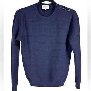 Octobre Merino Wool sweater with shoulder set buttons.  Small